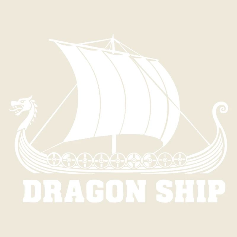 Drakkar-Drachen-Schiff Wikinger-Norse-Schiff