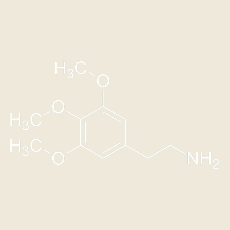 Formule structurale mescaline mescaline