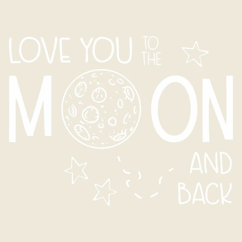 Ich liebe dich auf dem Mond (dunkel)