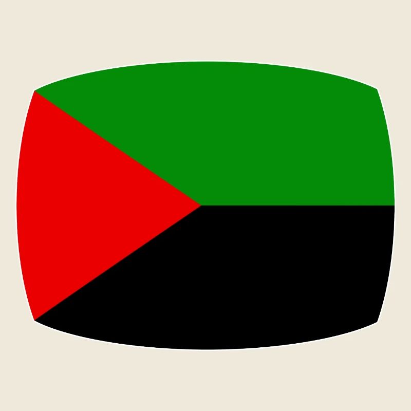 Martinique drapeau rouge vert noir