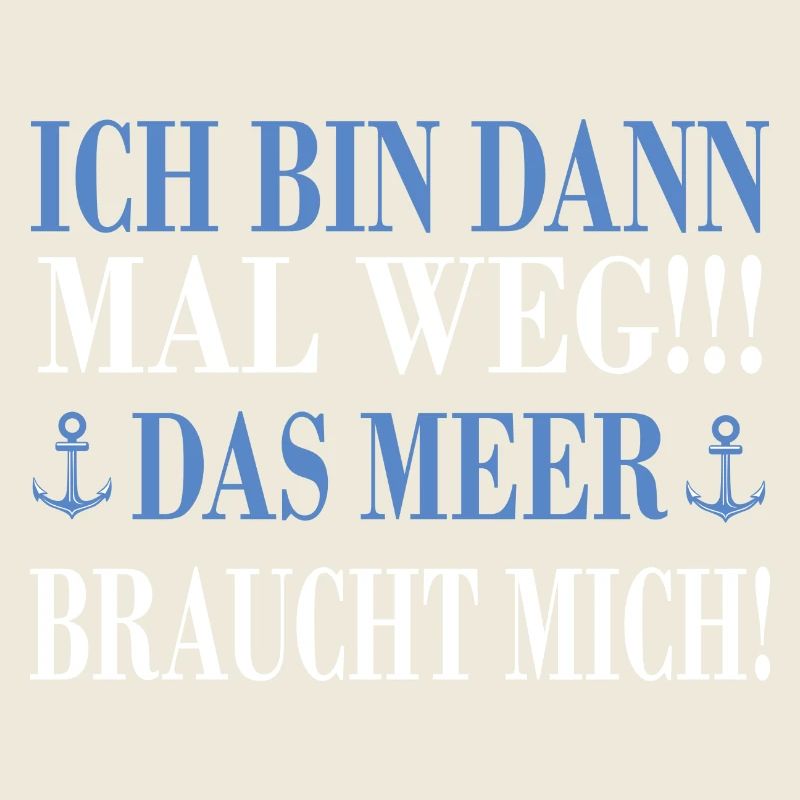 Meeresabend Sinnspruch Design