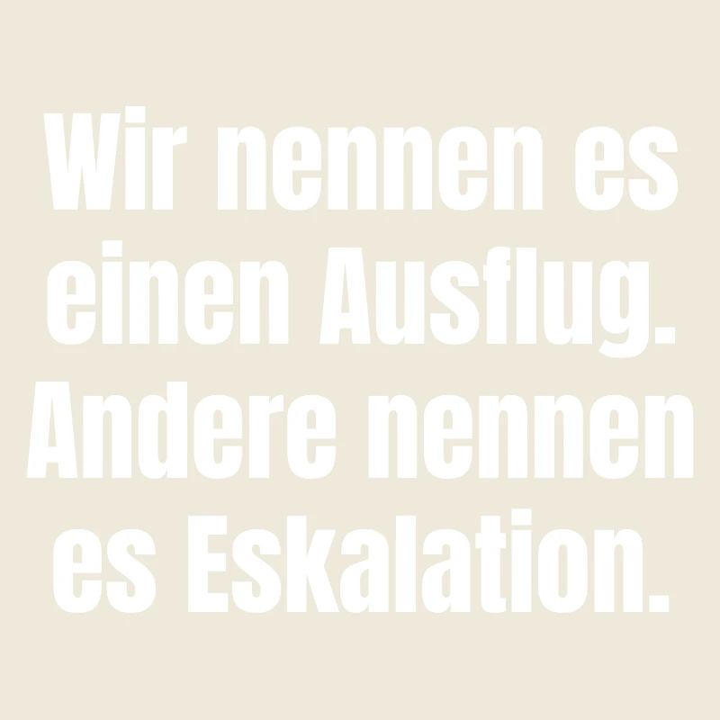Outing or Escalation Typography