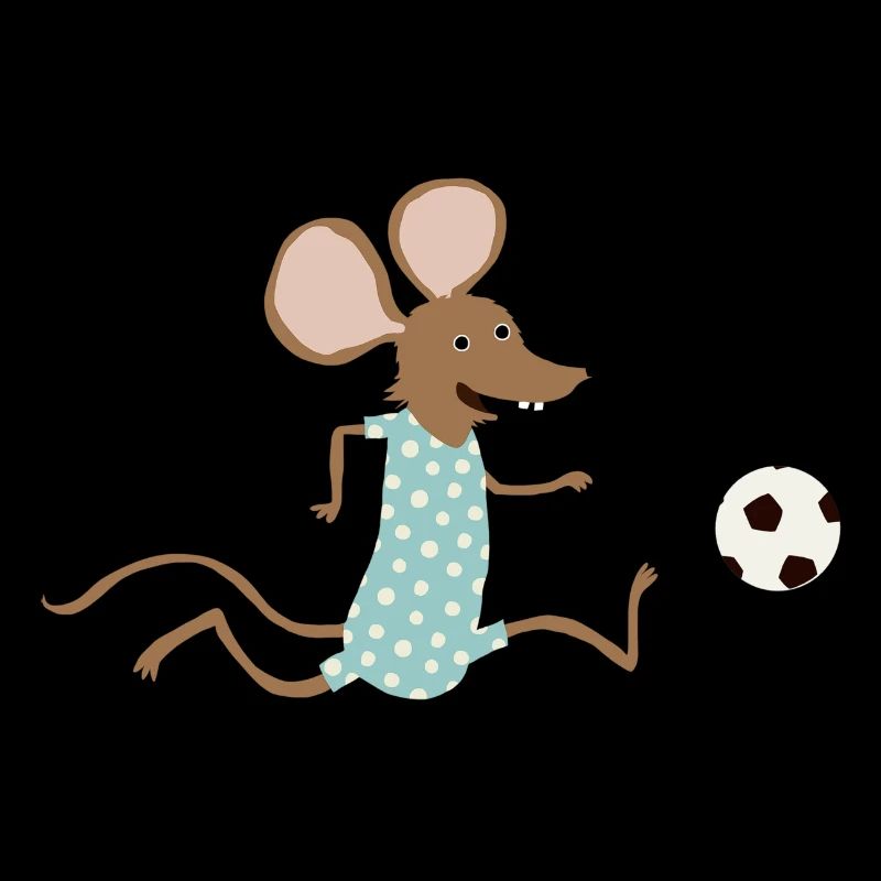 Maus spielt Fussball