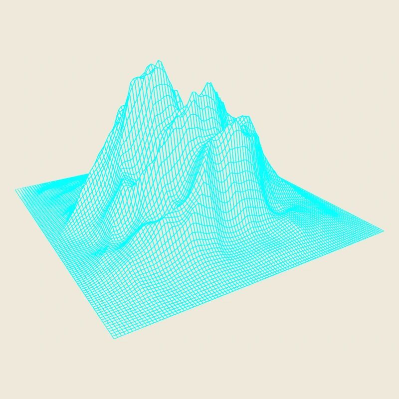 Graphique 3D Mountain Mountains