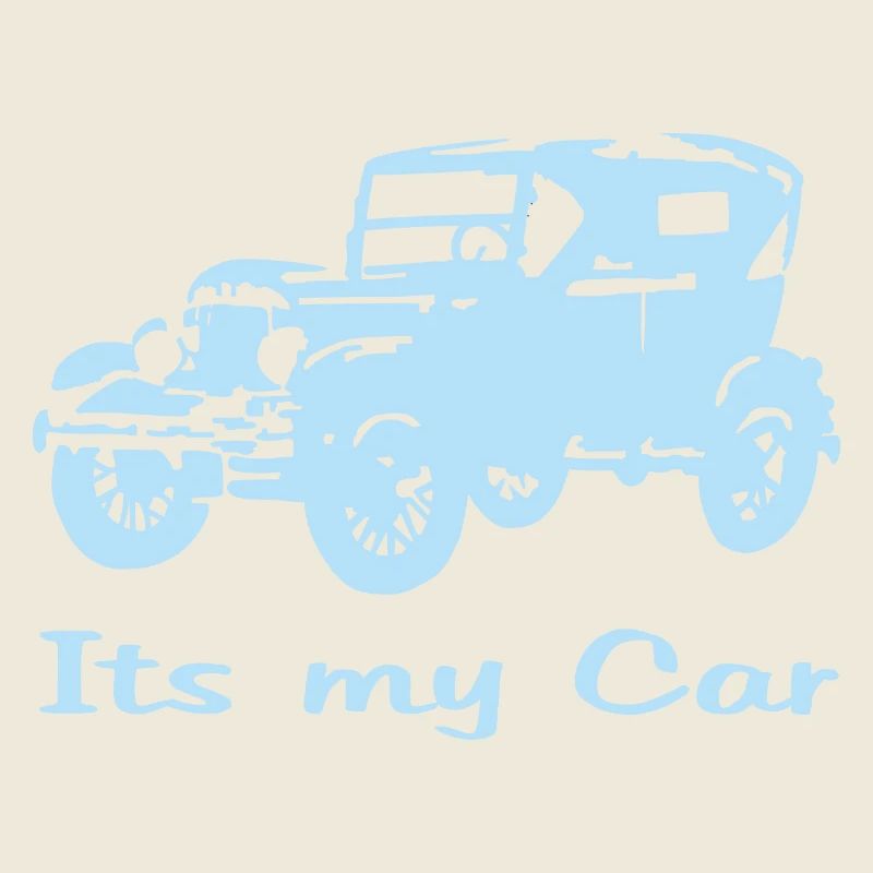 Oldtimer motiv mit Schrift