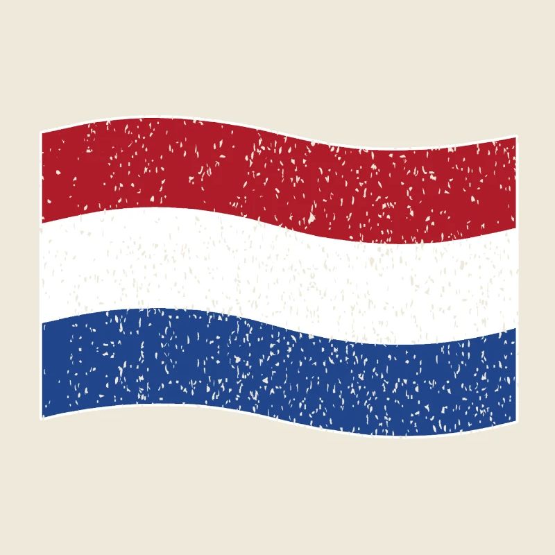 vintage Netherlands flag