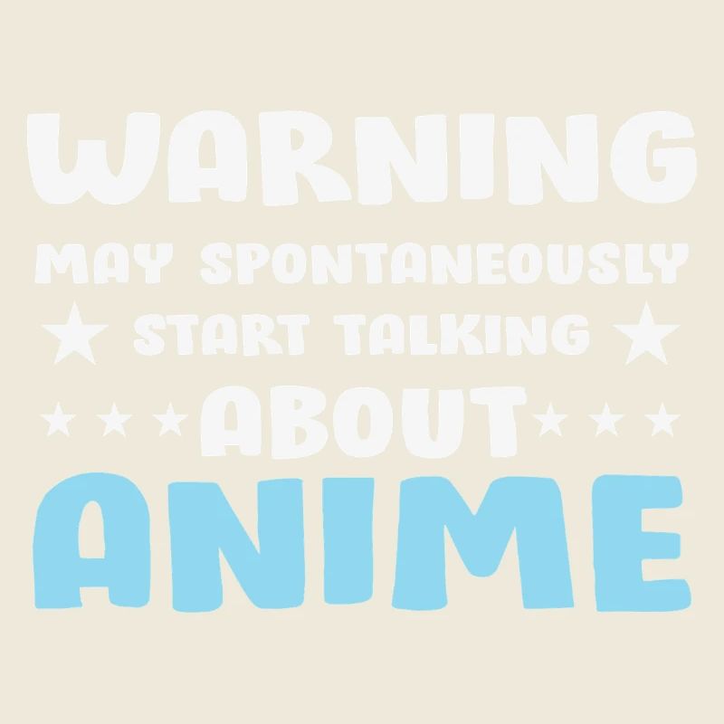 Anime Conversation Warning Saying Shirt
