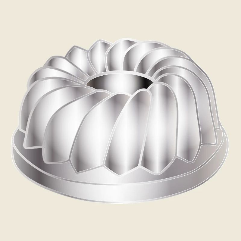Bundt cake baking pan – simple kitchen motif