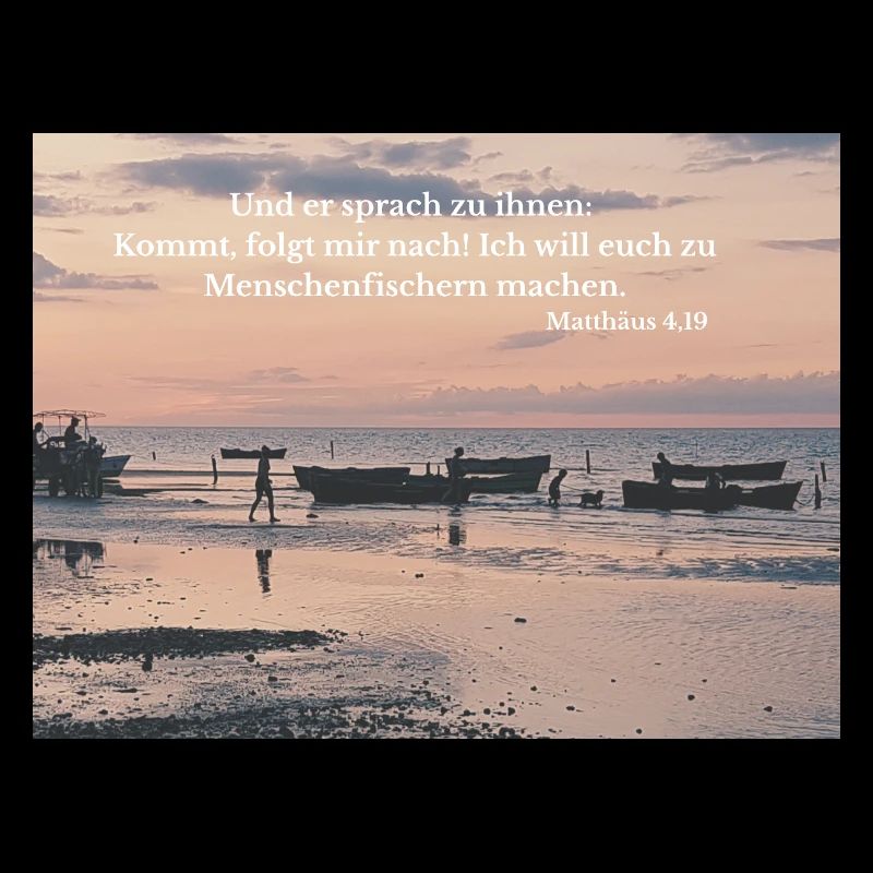 Berufung am Strand: Menschenfischer
