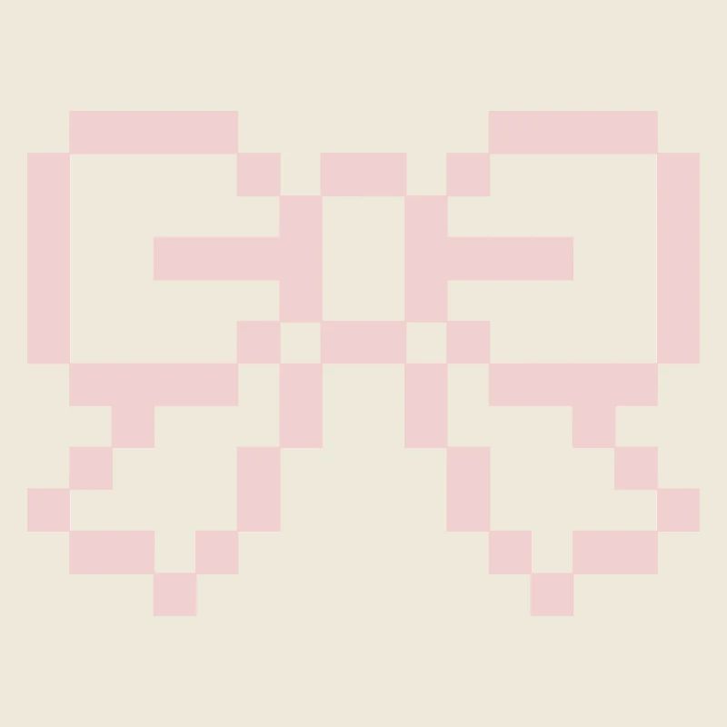 Pink Pixel Bow