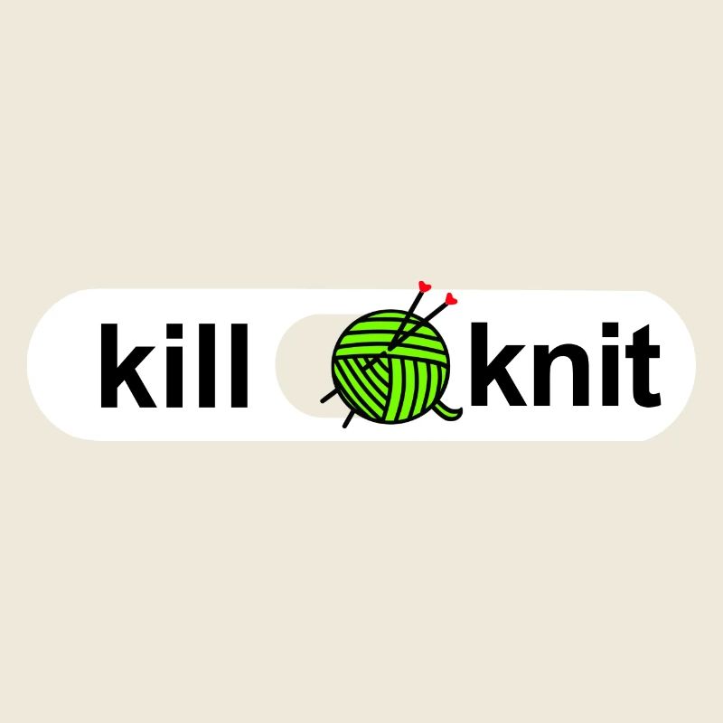 Lustiges Stricken Motiv - killen Stricken on off