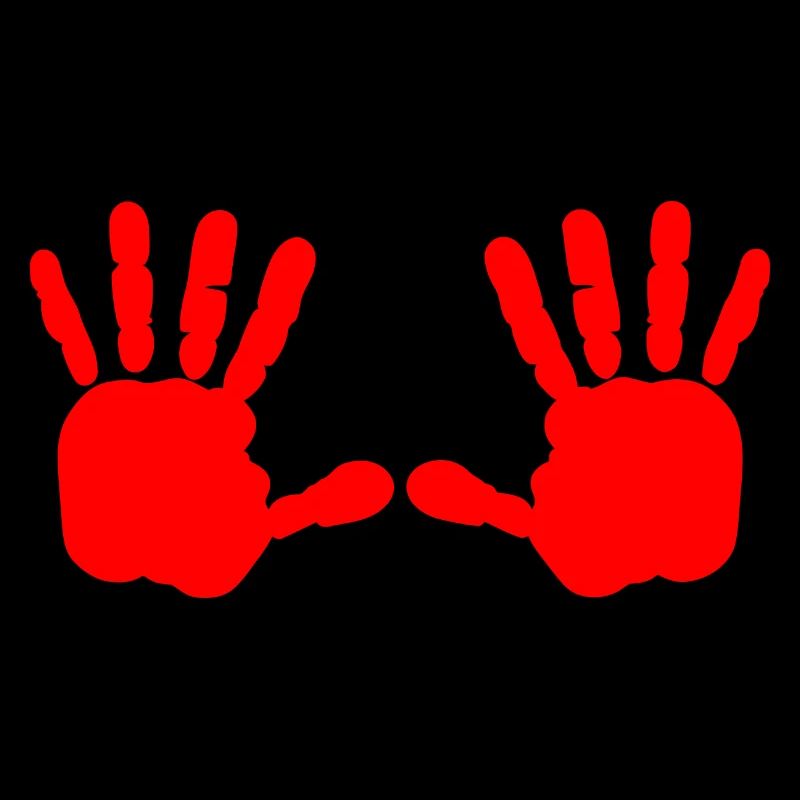 Iran - Rote hand - blut hand