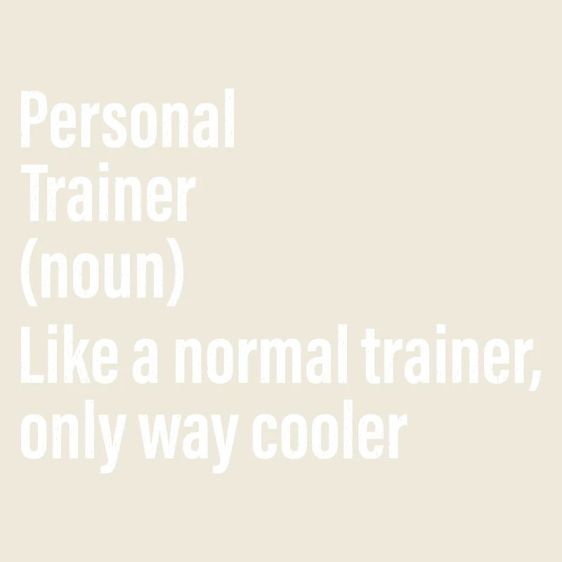 Personal Trainer Substantiv Lustiges Hemd