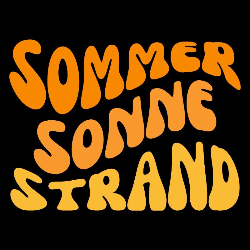 Sommer Sonne Strand Wavy