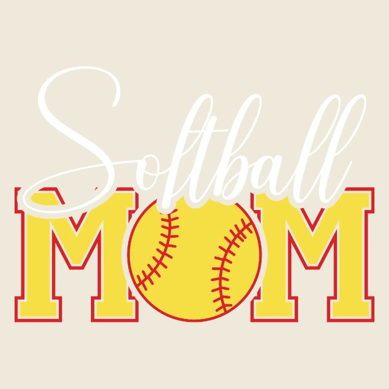 Softball Mama Emblem
