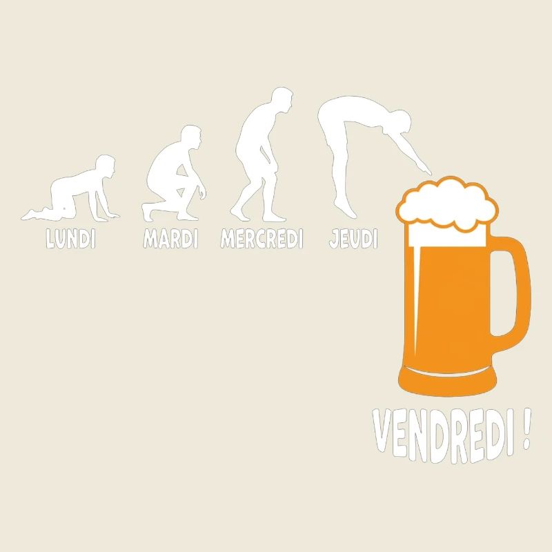 Work week around Friday beer