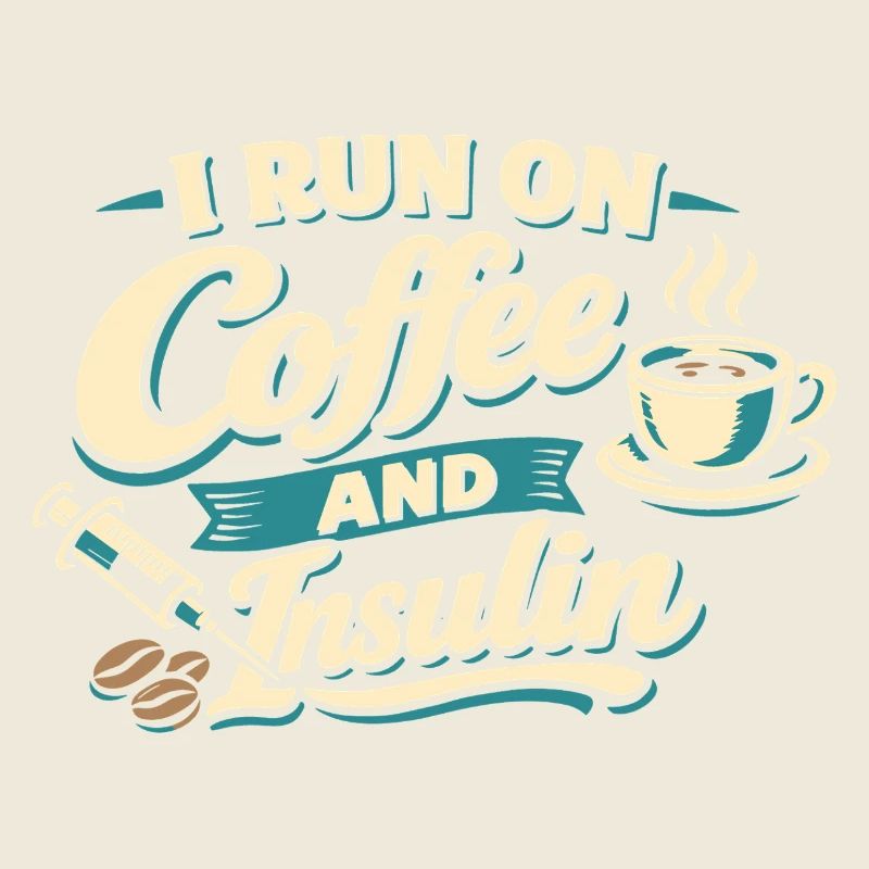Diabetes Coffee Funny Gift Diabetic