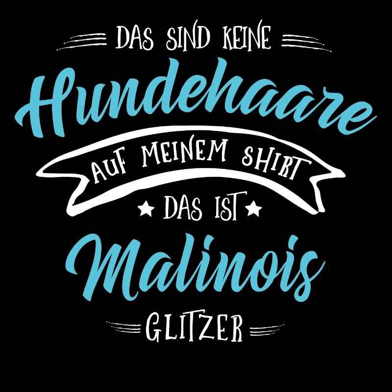 Hund Malinois Glitzer