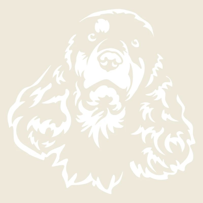 Cocker Spaniel Kopf "Black Edition"