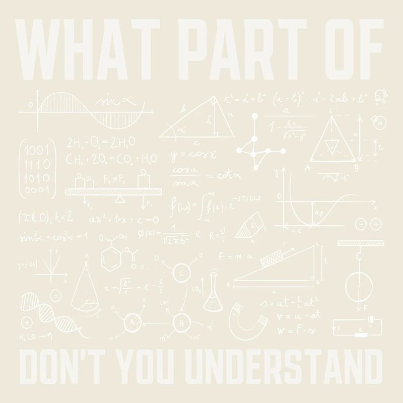 Quelle partie de ne comprenez-vous pas Funny Math