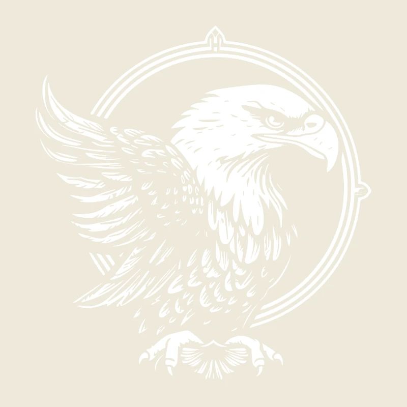 Adler im Kreis