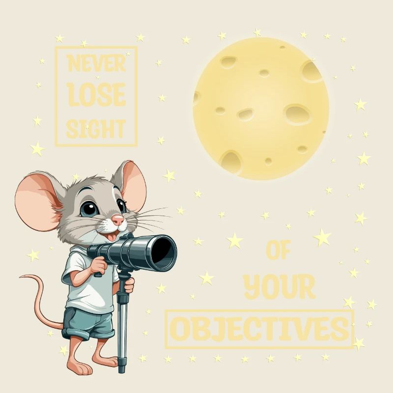 Maus und Käse-Mond