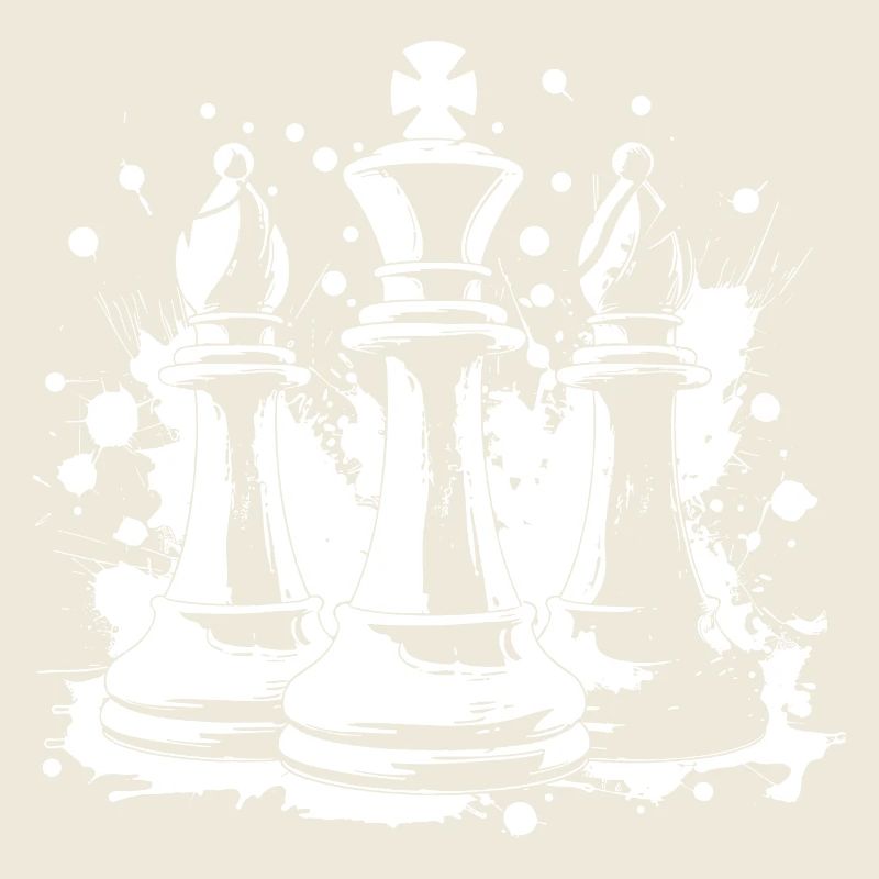 Chess bishop and king