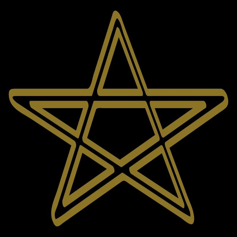Symbole d’art de la ligne de pentacle