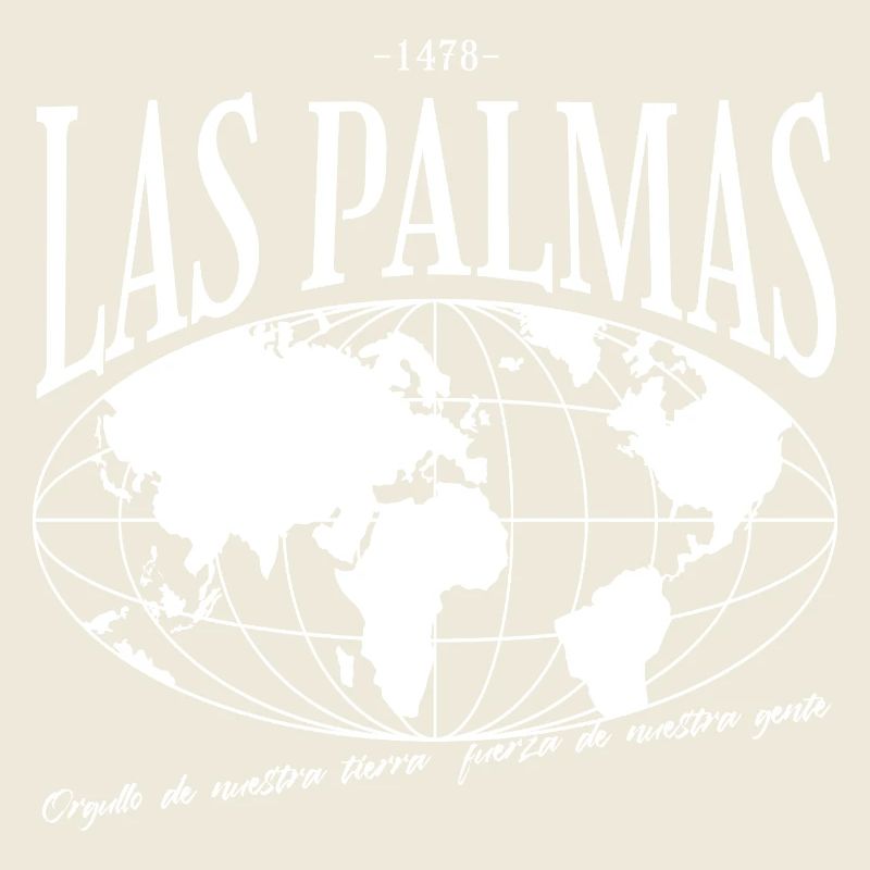 Las Palmas Weltkarten Design