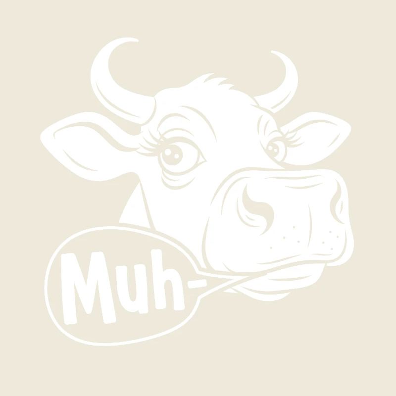 Muh Kuh Cartoon Spruch