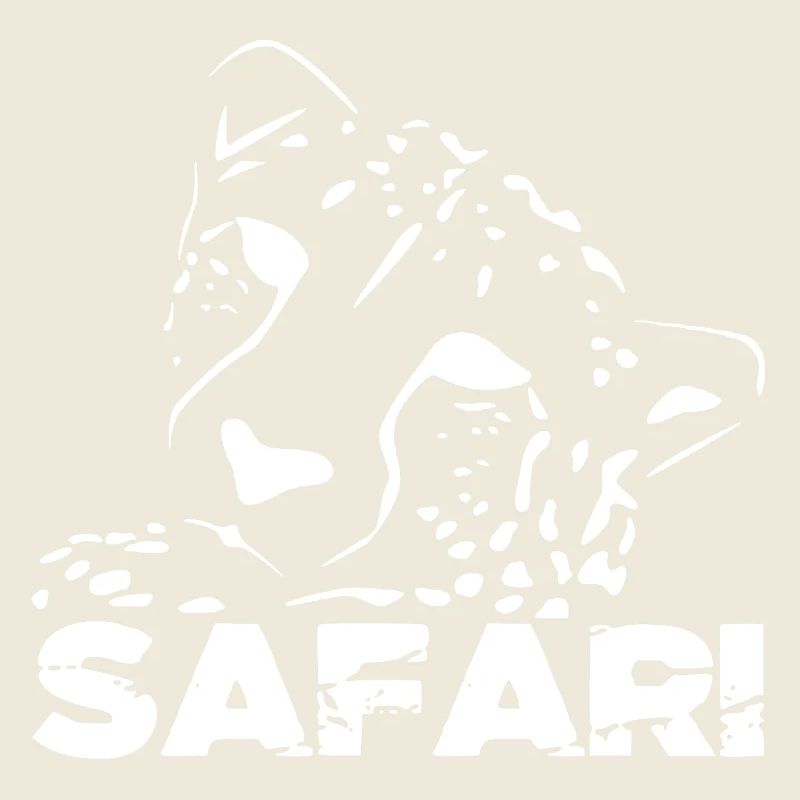 Safari Leopard Silhouette