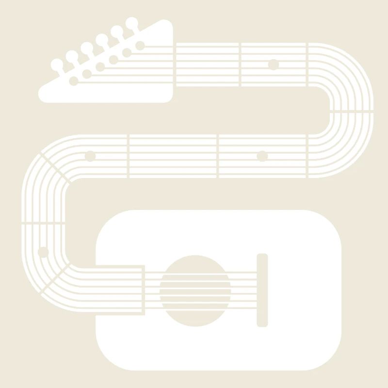 Abstrakte Formgitarre