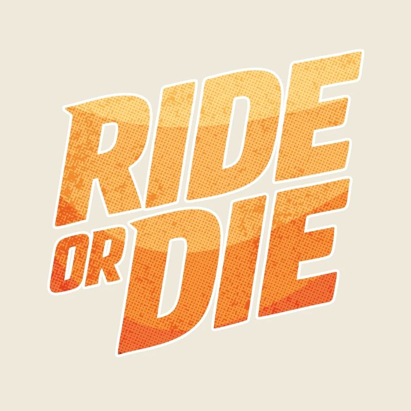 Ride or Die – Style Orange de Bande dessinée