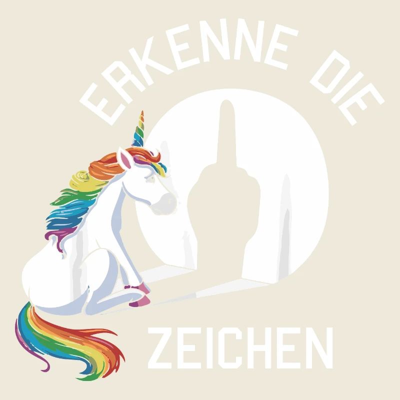 erkenne die Zeischen lustiges Einhorn