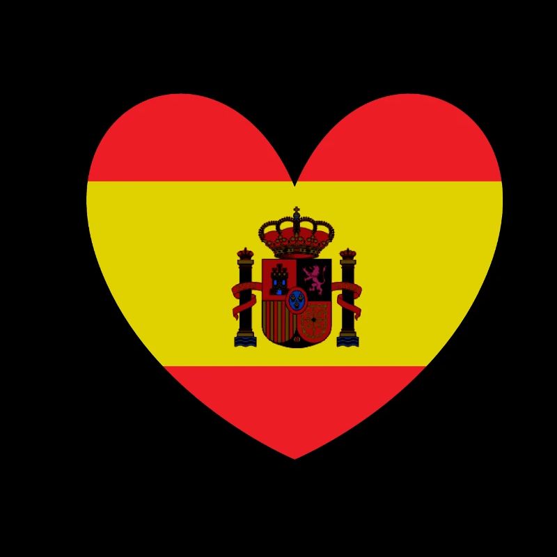 Herzflagge von Spanien