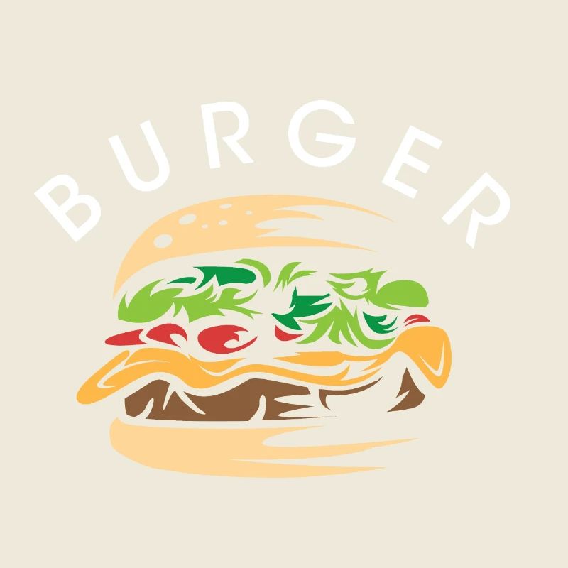 Burger Symbol Logo Restaurant Bar Bistro Team