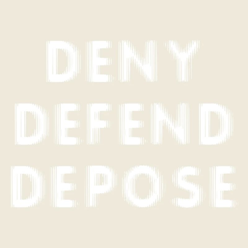 Deny Defend Depose