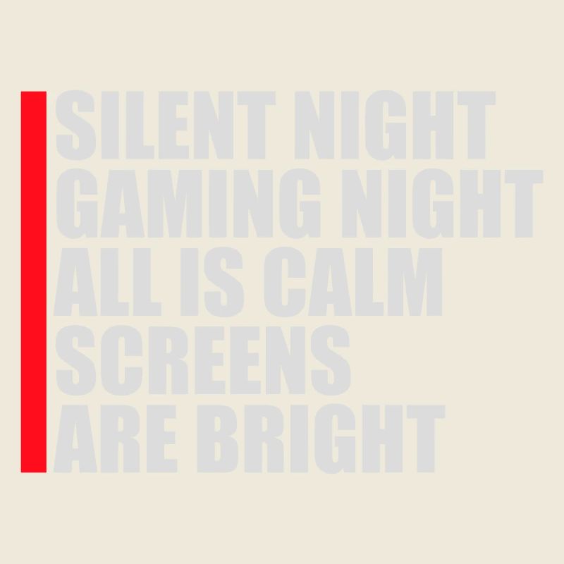 Silent Night Gaming Night All Calm Screens Bright