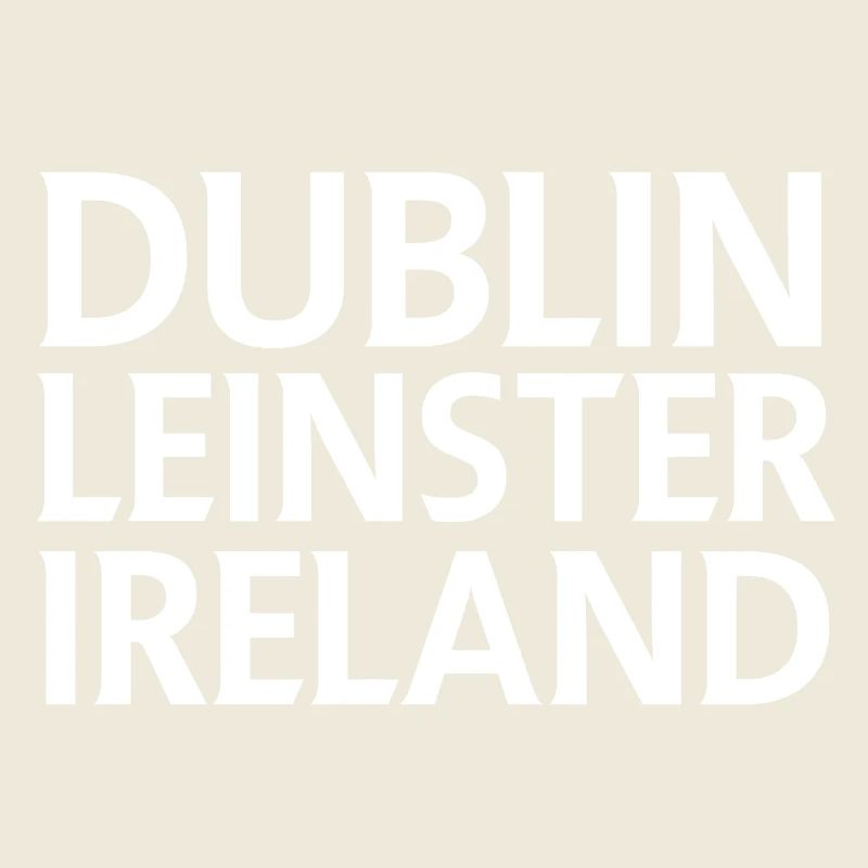 Dublin – Irlande Textdesign