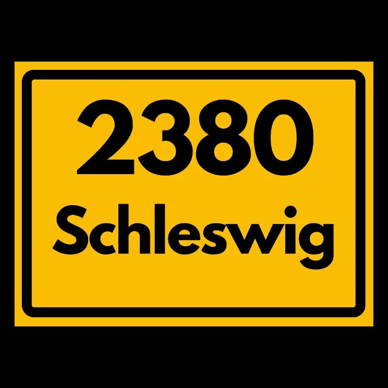 ALTE POSTLEITZAHL PLZ RETRO 2380 SCHLESWIG – FJORD