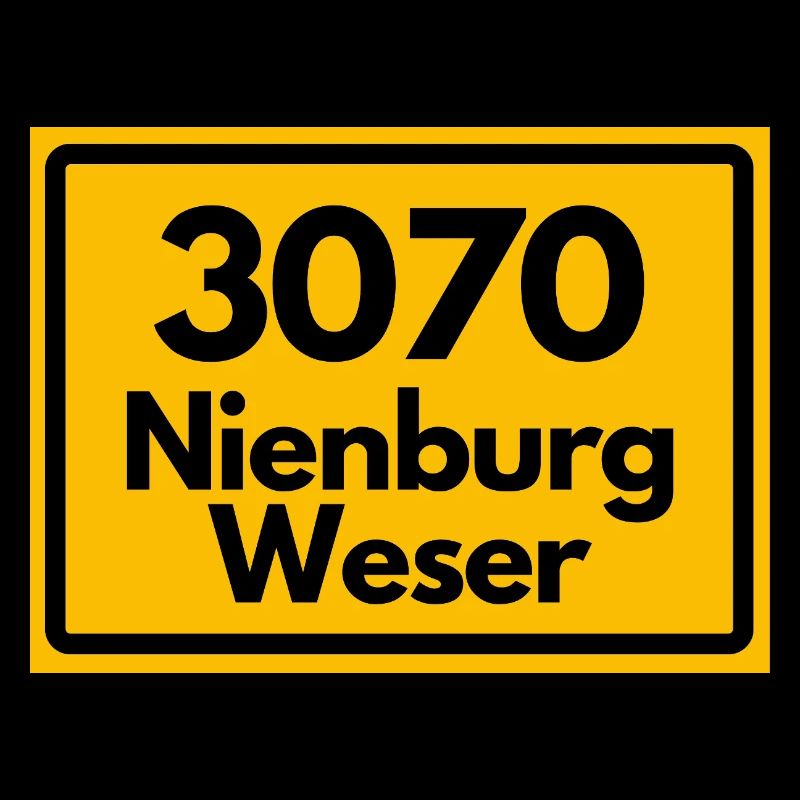 ANCIEN CODE POSTAL RETRO 3070 NIENBURG WESER !