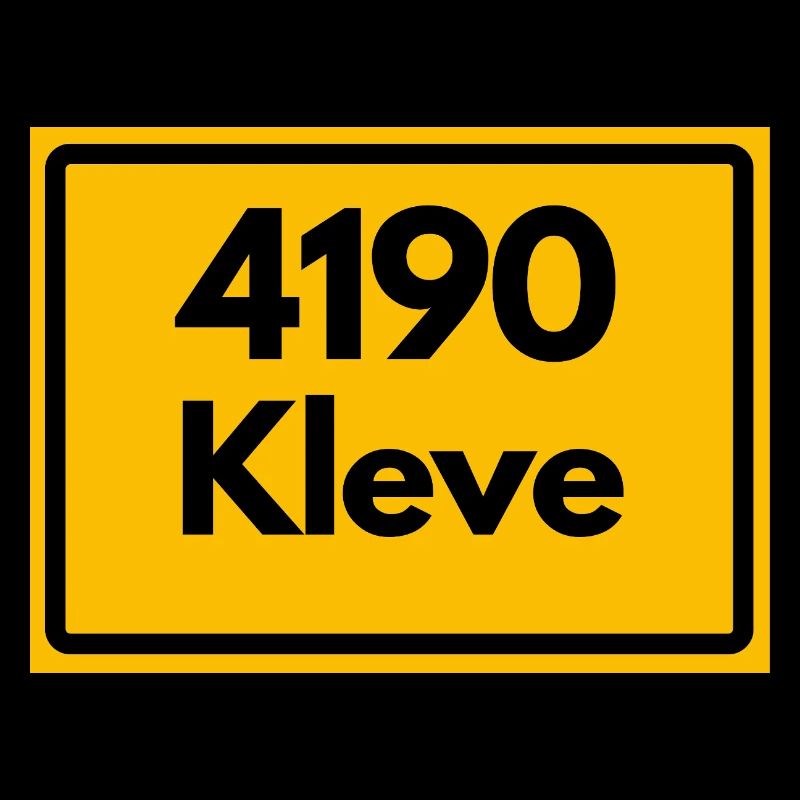 ALTE POSTLEITZAHL PLZ RETRO 4190 KLEVE – NRW