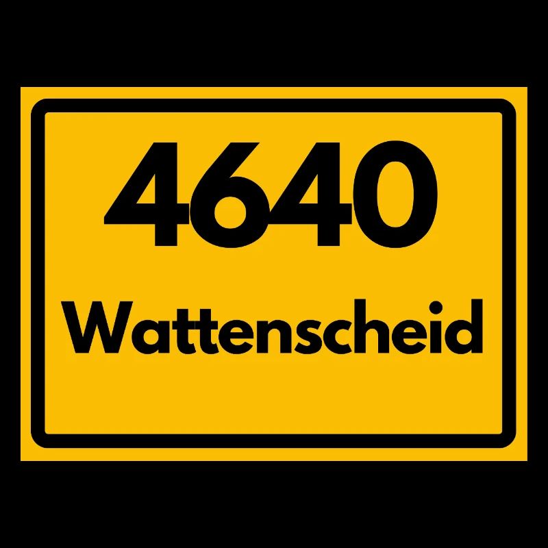 ALTE POSTLEITZAHL PLZ RETRO 4640 WATTENSCHEID NRW