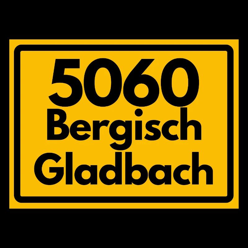 ALTE POSTLEITZAHL PLZ RETRO 5060 BERGISCH GLADBAC