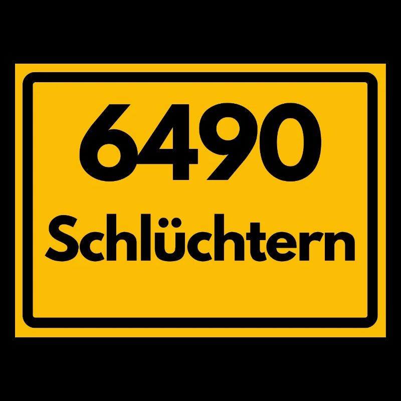 ALTE POSTLEITZAHL PLZ RETRO 6490 SCHLÜCHTERN