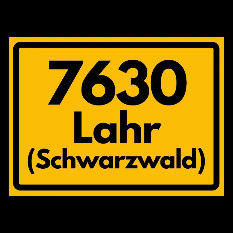 ALTE POSTLEITZAHL PLZ RETRO 7630 LAHR SCHWARZWALD 