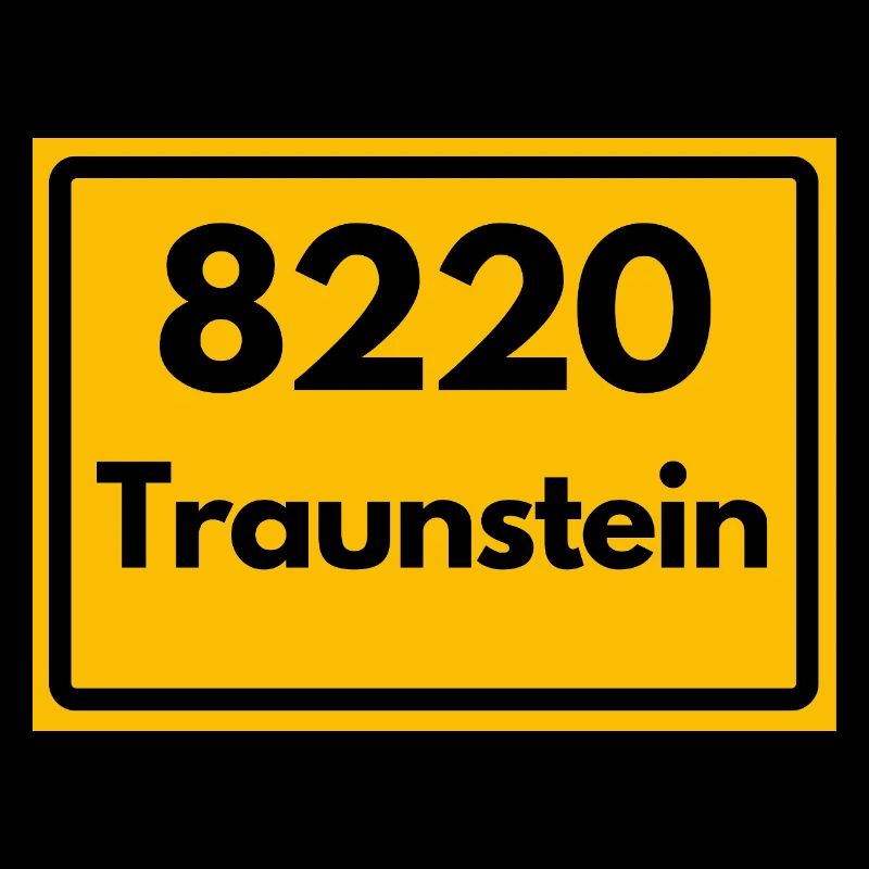 ALTE POSTLEITZAHL RETRO 8220 TRAUNSTEIN HEIMATSTOL