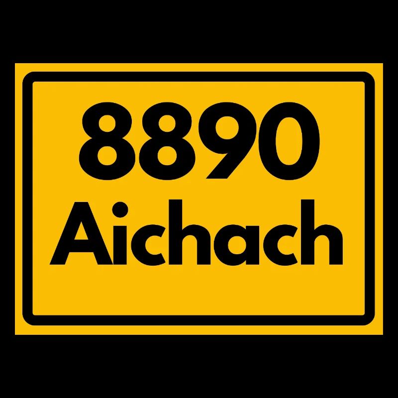 ALTE POSTLEITZAHL PLZ RETRO 8890 AICHACH HEIMAT