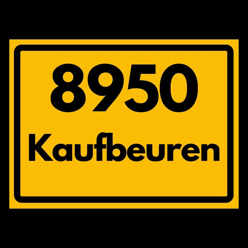 ALTE POSTLEITZAHL PLZ RETRO 8950 KAUFBEUREN HEIMAT