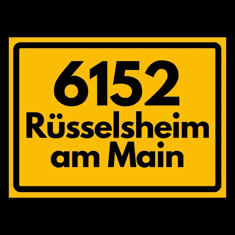 ALTE POSTLEITZAHL 6152 PLZ RÜSSELSHEIM AM MAIN